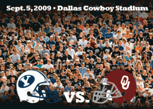 BYU v. Oklahoma at Dallas Cowboy Stadium