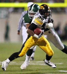 Iowa’s star RB is out