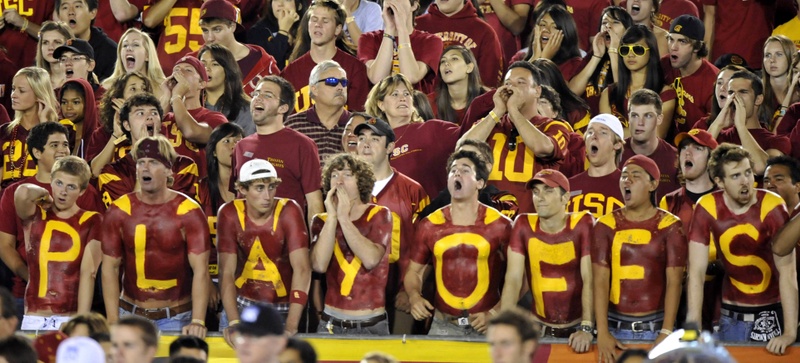 Though USC wouldnt be invited to a playoff this season, the fans do want some justice
