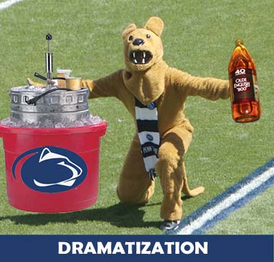 The man behind the Nittany Lion mask, dismissed