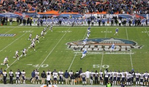The 2012 Military Bowl features San Jose State versus Bowling Green. (Photo: courtesy of Ariel Rayman)